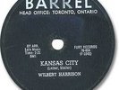 Super Rare 1959 WILBERT HARRISON Rock'n Roll 78 RPM Record. Kansas City