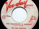 PEE WEE CRAYTON 45 Telephone Is Ringing  A Frosty Night PROMO Doo Wop R&B bb3407