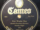 Varsity Eight (California Ramblers) DOO WACKA DOO 1924 pre war jazz CAMEO 641 E