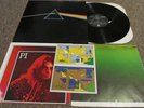 PINK FLOYD-DARK SIDE OF THE MOON Vinyl LP Record ALL 4 POSTERS INSERTS Complete