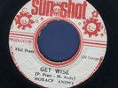 1619 HORACE ANDY-GET WISE-SUNSHOT-EX JA OG REGGAE 45 7