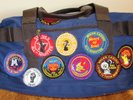 NORTHERN SOUL ALLNIGHTER HOLDALL BAG WITH 24 SOUL PATCHES - WIGAN CASINO - MECCA