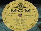 CONNIE FRANCIS 1960 God Bless America/Among My Souvenirs RARE 78 RPM Nm  BRAZIL