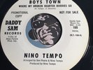 NINO TEMPO Rock 45 VG+ Boys Town (Where My Broken Hearted Buddies Go) b/w same