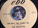 ROULETTES Doowop 45 (VG++) -You Don't Care Anymore b/w The Way You Carry On