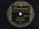 78 RPM --  Jimmie Noone and His Orchestra, Brunswick 6174, E-V+  Jazz
