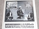 VINTAGE 1975 LP - DAVID ROSENBOOM - ST1000 - SUITABLE FOR FRAMING - CANADA - ARC