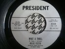 MILLIE FOSTER - What A Thrill / Did I Think About You - PRESIDENT 45s