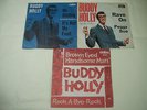 3SINGLES BUDDY HOLLY -- RAVE ON / BO-DIDDLEY / BROWN EYED HANDSOME MAN