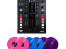Mixars DUO - Serato DJ Mixer w/ 3 pairs of Serato Vinyl (Blue Pink and Purple)