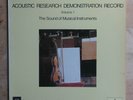 Acoustic Research Demonstration Record. Vol.1 1975 Vinyl LP AR Records ENY/AR-1