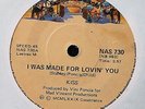 KISS SINGLE MADE IN SOUTH AFRICA 45 PS 7 *I WAS MADE FOR LOVIN YOU*