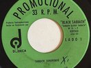 BLACK SABBATH - Sabbath Sangriento / Quien eres tu /  GUATEMALA PROMO