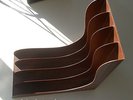 LP vinyl records vintage holder       Audiosonic Record Library product