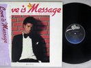 MICHAEL JACKSON,GEORGE DUKE LOVE IS MESSAGE EPIC QY 3P-90047 Japan OBI PROMO LP