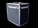 12 Inch Record Flight Case In Black / Holds 50 LP/12