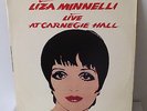 Liza Minnelli Live At Carnegie Hall LP 1981 Andy Warhol Cover Art No Cut Outs