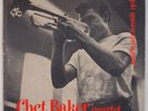 CHET BAKER QUARTET: Pacific Jazz 7” EP Rare 50s ORIG 45 Gorgeous VG++ wax