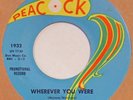 BUD HARPER Wherever You Were PEACOCK 45 northern soul VG++ orig. 1964