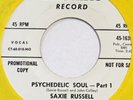 SAXIE RUSSELL Psychedelic Soul THOMAS 45 northern soul 1968 original 7” NM