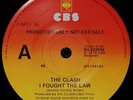The Clash?–I Fought The Law/Gates Of The West-Rare OZ Promo 45 CBS BA222539 1979