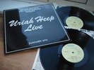 Uriah Heep Live 1ST PRESS EX+/EX/EX SUPERB AUDIO  COMPLETE  UK 2  LP