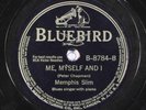 78 RPM -- Memphis Slim, Bluebird 8784, E  Blues