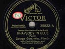 289s. George Gershwin - Rhapsody in Blue-Victor 35822 (acoustic/electric error)
