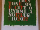 THE STONE ROSES Milan july 2012 gig lithograph poster #25/50 ONE-OFF BARGAIN
