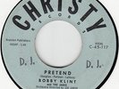 BOBBY KLINT & JADES   PRETEND / LOVELY  CHRISTY45 # 117 DJ - DOO WOP VG+ HEAR IT
