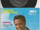 Elvis Presley 7“ Single 45 Suspicion / Kiss Me Quick Brazil FOC w/Photo Set