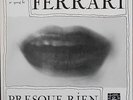 FERRARI PRESQUE RIEN LP French INA-GRM 1980 NMint