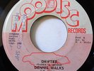 DENNIS WALKS Drifter VINYL 45 Roots Reggae Soul Skinhead Mod MOODISC Mudies Dub