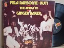 RARE LP - FELA RANSOME KUTI AND AFRICA '70 WITH GINGER BAKER LIVE SP 8401