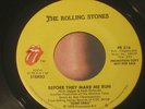 ROLLING STONES rare promo 45 + sleeve BEFORE THEY MAKE ME RUN