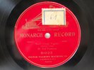 78rpm POL PLANCON sings NOEL (ADAM) - HIS FIRST MONARCH RECORDED 1903