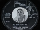 Motown Soul 45 MARTHA & THE VANDELLAS My Baby Loves Me/ Never Leave Tamla UK