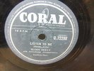 Buddy Holly – Listen to Me 1958 78 rpm single Coral Q 72288