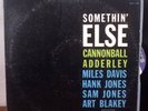 Cannonball Adderley Somethin' Else LP Blue Note Miles Davis div of liberty EX