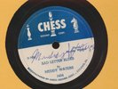 Muddy Waters Chess 1434 E Chicago Autographed 78 Sad Letter Blues b/w Your Gonna