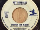 BROTHER JACK McDUFF mod jazz r&b 45 Hot Barbecue / Thee Day Thang   Prestige
