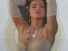 MADONNA: CRAZY FOR YOU 1985 GEFFEN SHAPED PICTURE DISC EX