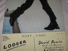 1979 original release david bowie POSTCARD record LODGER album l.p.