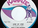 ERIK & THE VIKINGS 45 Step By Step / Heaven & Paradise VG++ Doo Wop e8692