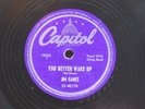 Jim Eanes Capitol 78 RPM You Better Wake Up/ Baby Blue Eyes Hillbilly Bluegrass