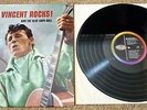 Gene Vincent, GENE VINCENT ROCKS AND THE BLUE CAPS ROLL 1960 UK CAPITOL LP.