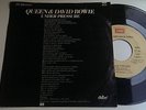 QUEEN AND DAVID BOWIE - BAJO PRESION under pressure / 1981 traslucent MEXICO 7
