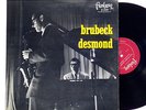 DAVE BRUBECK QUARTET: BRUBECK DESMOND fantasy LP / red vinyl MONO DG FLAT