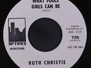 RUTH CHRISTIE: What Fools Girls Can Be 45 (dj) Soul