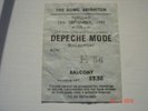Depeche Mode ticket  The Dome, Brighton 13/09/83